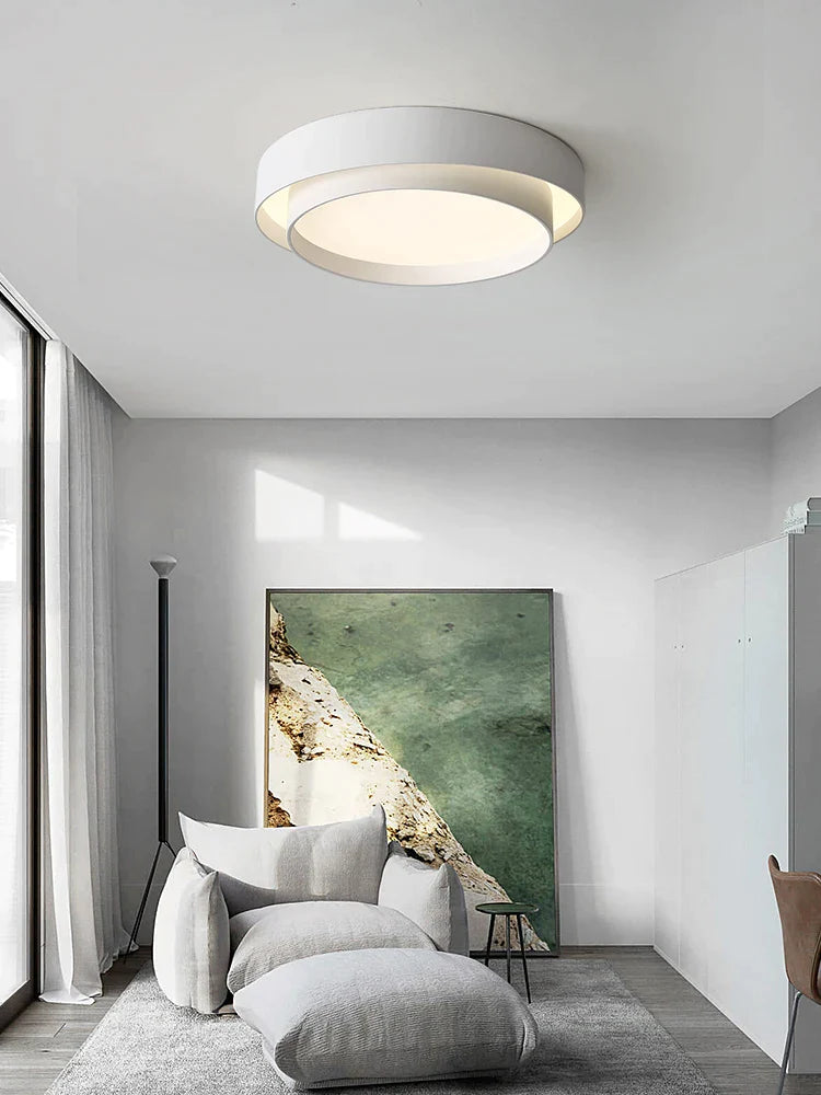 Afralia™ Round Ceiling Lamp: Creative Minimalist Design for Bedroom, Living Room, Study