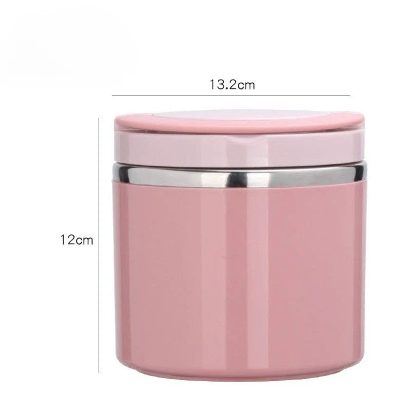 Afralia™ Stainless Steel Soup Thermos Food Jar Insulated Lunch Container Bento Box