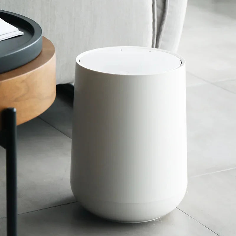 Afralia™ Kitchen Bathroom Trash Cans Garbage Classification Dustbin Waste Bin Bucket