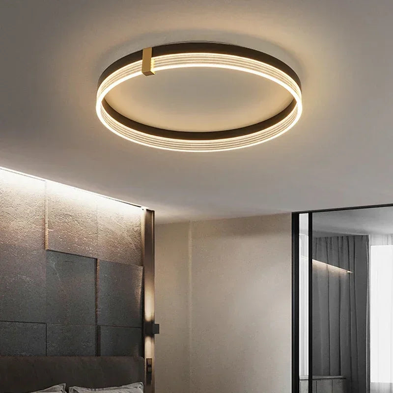 Afralia™ Modern LED Ceiling Lamp - Geometric Chandelier for Versatile Indoor Decoration