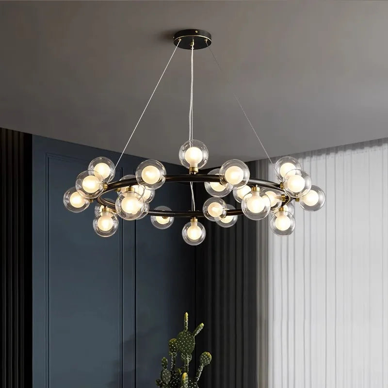 Afralia™ Modern LED Pendant Chandeliers for Living Room and Dining Room Lighting