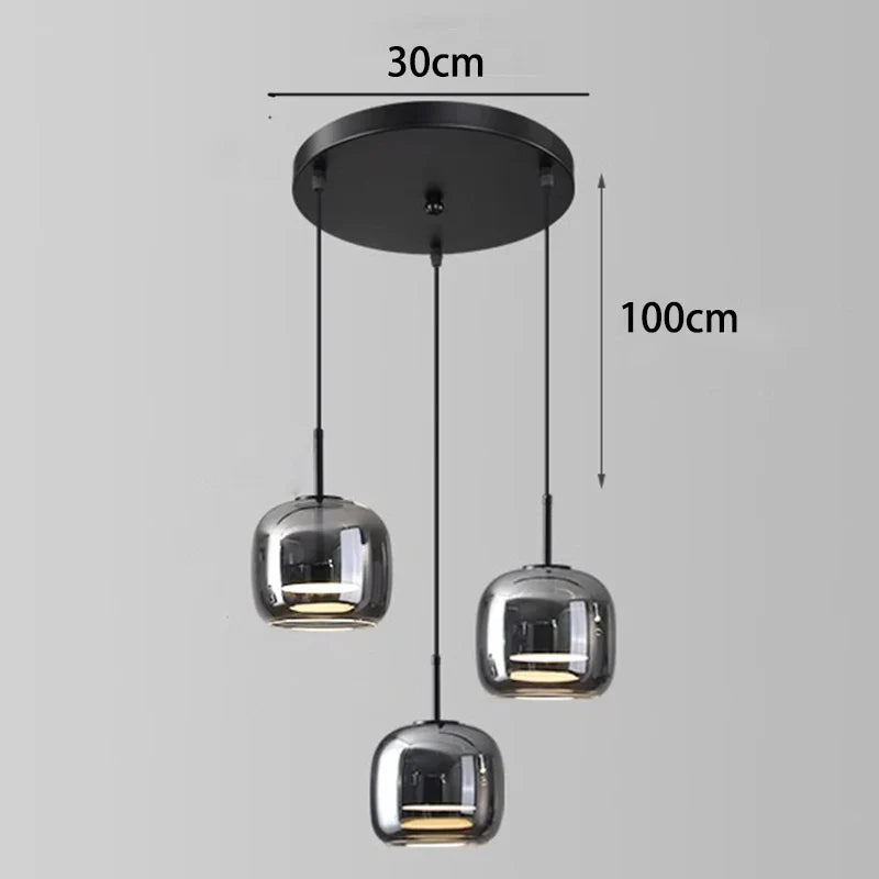 Afralia™ Modern LED Pendant Light Chandeliers for Living & Dining Room Lighting