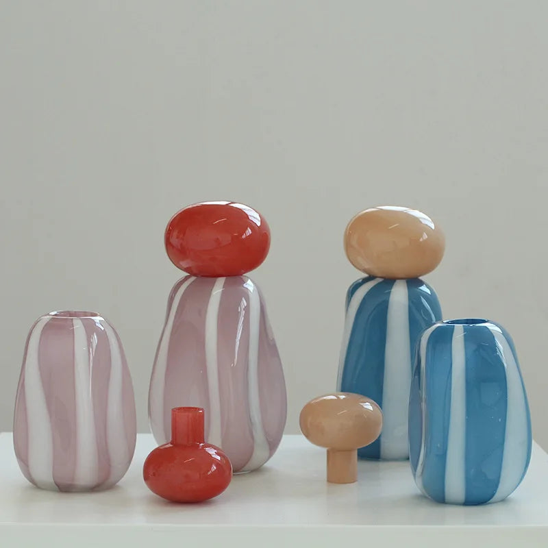 Afralia™ Fringe Glass Vase Cover Band for Irregularity Floral Decor