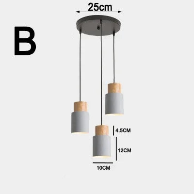 Afralia™ Simple Nordic LED Pendant Wire Chandelier for Kitchen Bar Hotel Home Decor