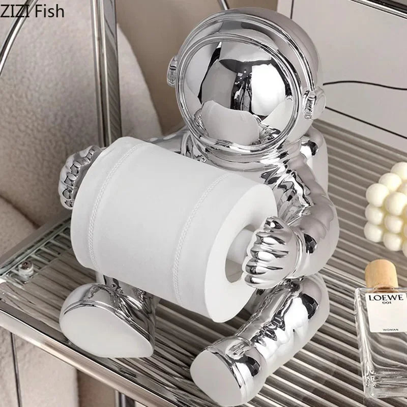Afralia™ Astronaut Tissue Box: Modern Home Decor & Napkin Holder for Coffee Table