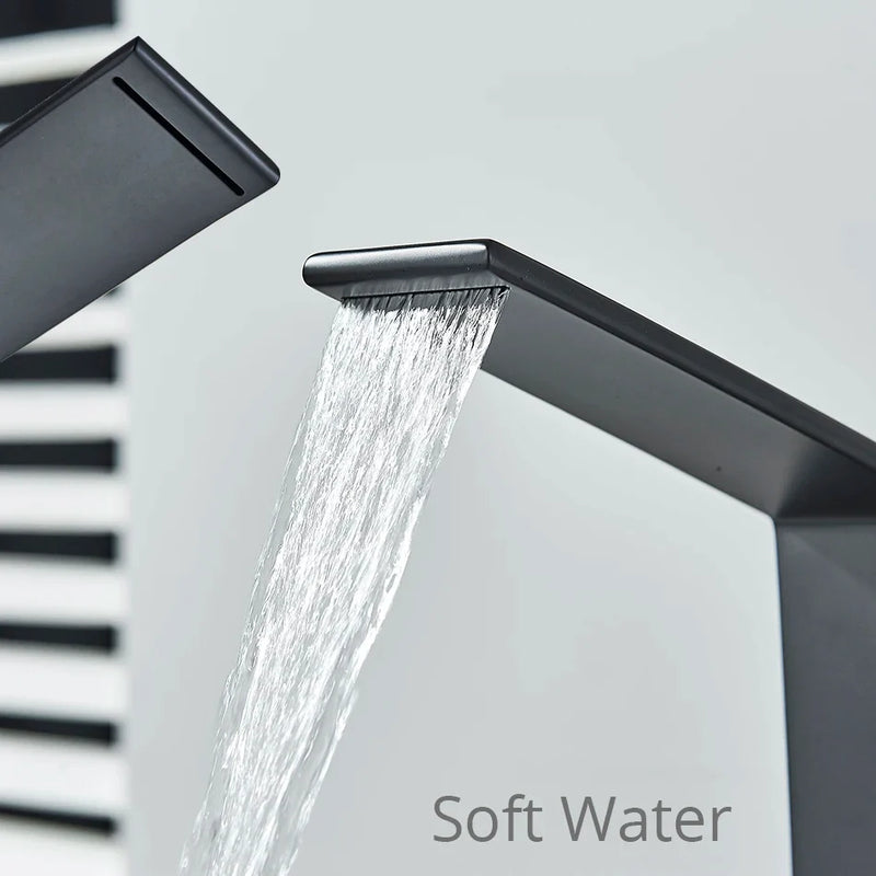 Afralia™ Basin Faucet: Bathroom Vessel Mixer Tap for Hot and Cold Water.