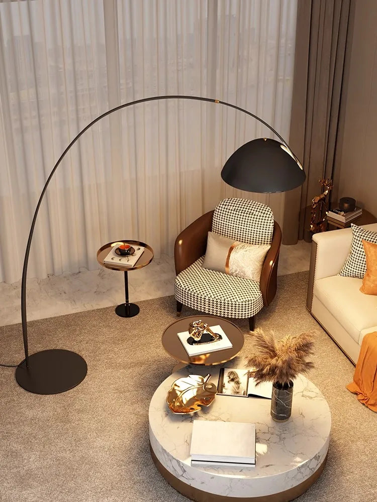 Afralia™ Vertical LED Floor Lamp Modern Minimalist Living Room Bedroom Lighting