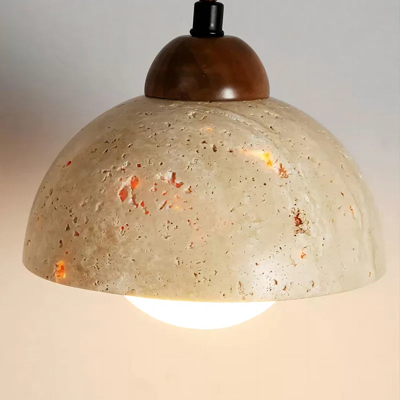 Afralia™ Travertine Pendant Light for Dining Desk, Bar, and Hotel Decor