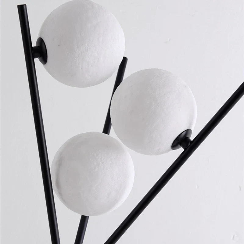 Afralia™  Moon Floor Lamp LED Living Room Study Bedroom Tripod Wall Light