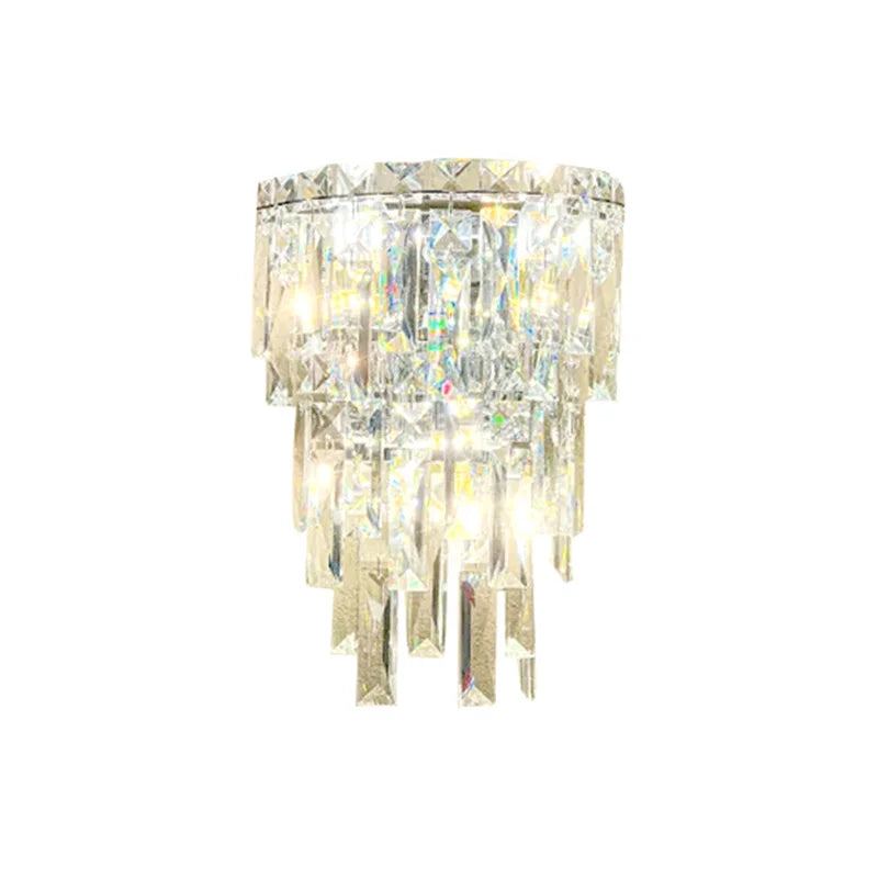 Afralia™ Modern Crystal Wall Lamp for Home Decor