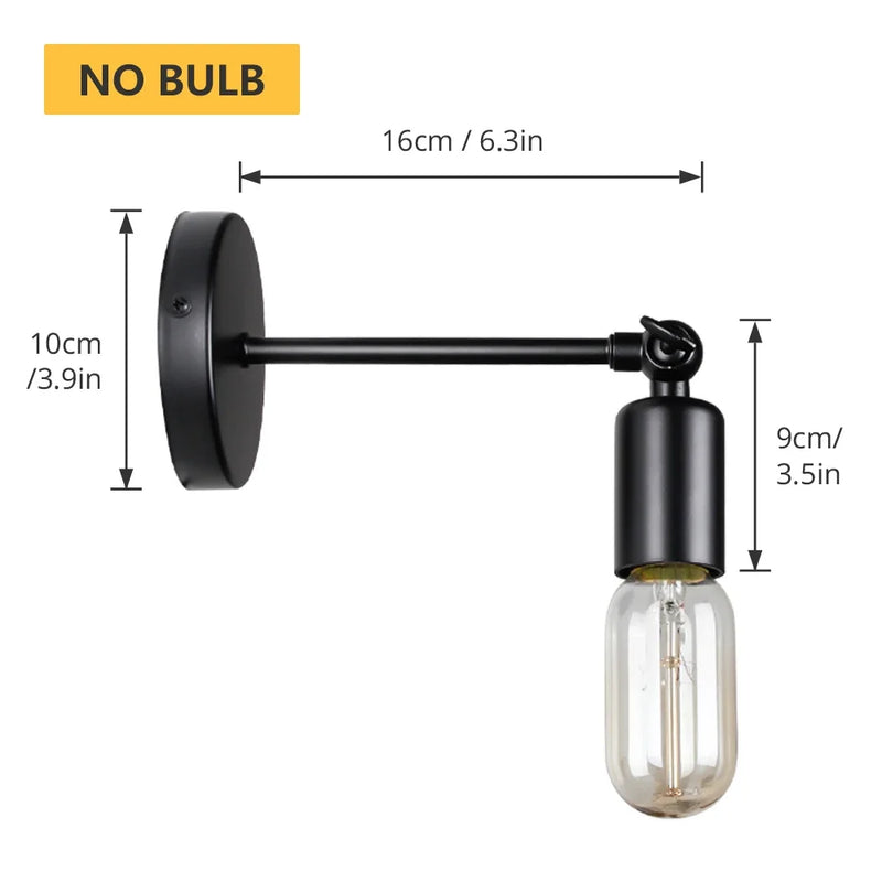 Afralia™ Retro LED Wall Lamp - Industrial Loft Lighting Fixture