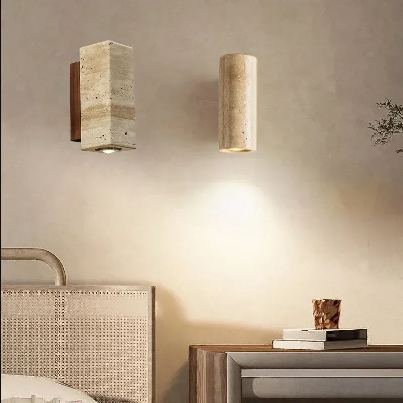 Afralia™ Nordic LED Wall Lamp for Wabi-sabi Bedroom and Living Room Wall Decor