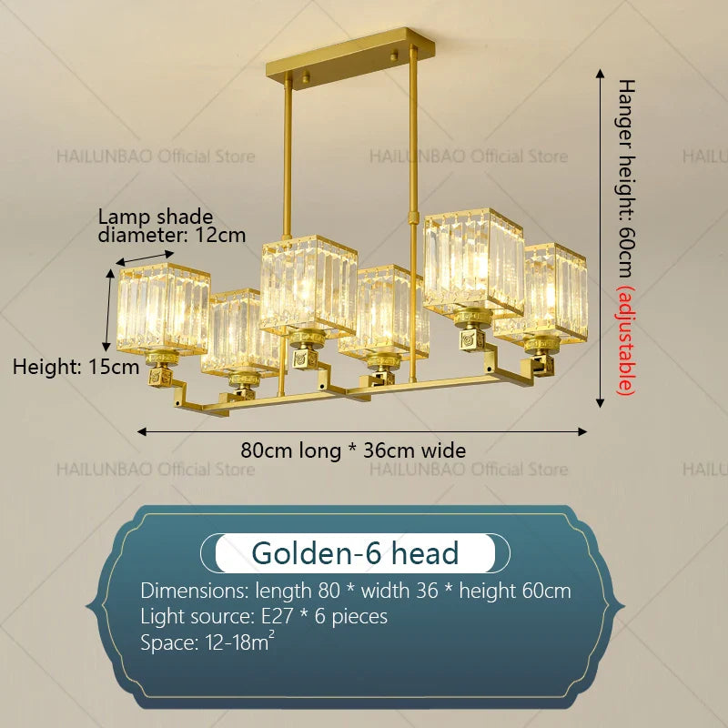 Afralia™ Crystal Chandelier: Modern Light Luxury for Living Room, Bedroom, Restaurant, Villa, Hotel