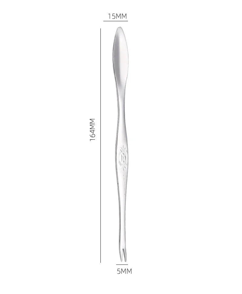 Afralia™ Stainless Steel Seafood Fork Crab Needle for Home and Hotel Kitchen
