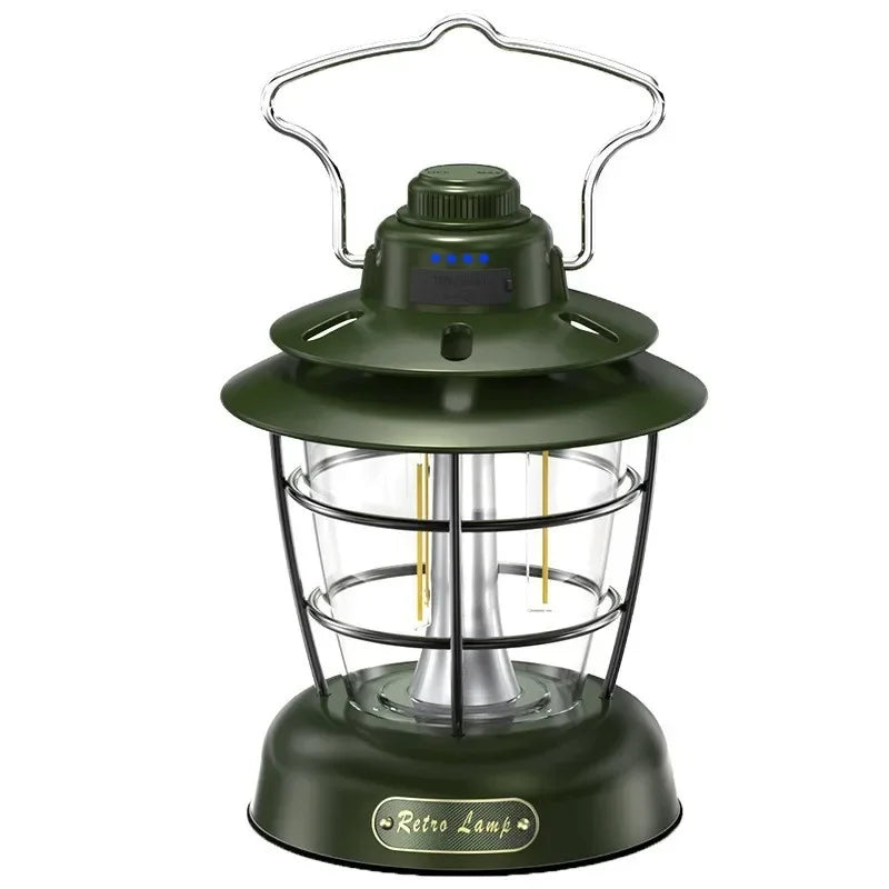 Afralia™ Vintage LED Lantern: Portable for Camping, Hiking, Emergency