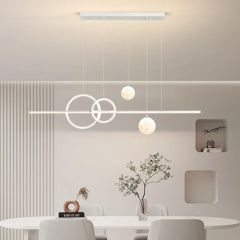 Afralia™ Minimalist Nordic LED Pendant Chandelier for Modern Dining Room