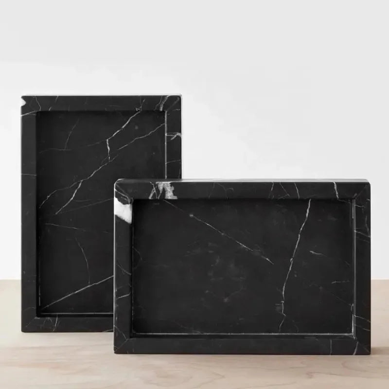 Afralia Marble Tray: Aromatherapy Diffuser & Candle Holder Tray