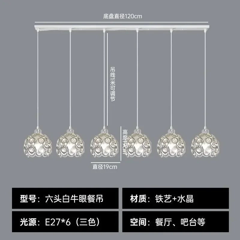 Afralia™ Crystal Dining Pendant Lamp - Modern Nordic Minimalist Design