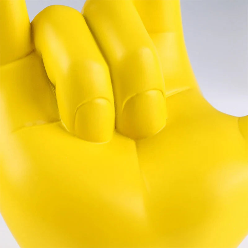 Afralia™ Sign Language "I Love You" Hand Statue Resin Sculpture Ornament
