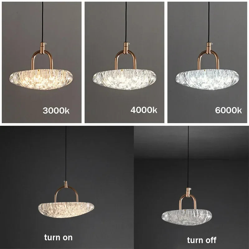 Afralia™ Modern Light Luxury LED Pendant Chandelier for Restaurant and Bedroom