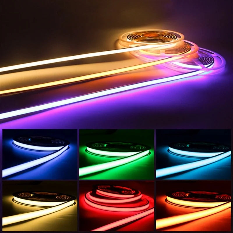 Afralia™ Waterproof COB LED Strip Light for Pool and Sauna - High Density Neon Ribbon