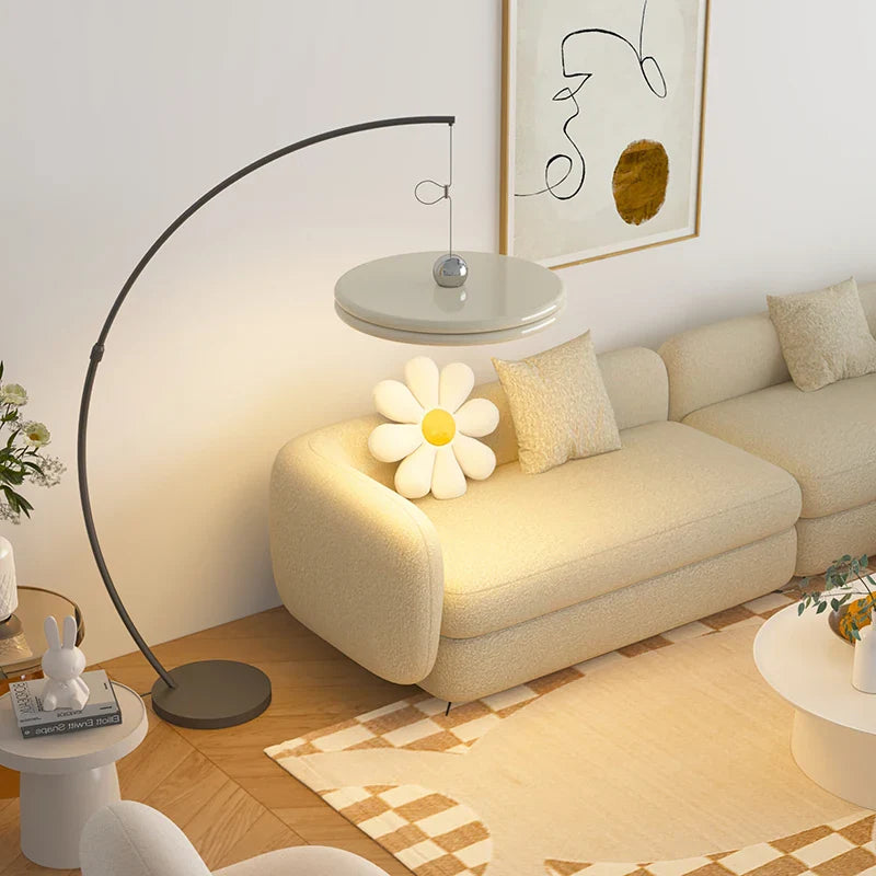 Afralia™ Minimalist LED Floor Lamp for Luxury Living Room and Bedroom Decor