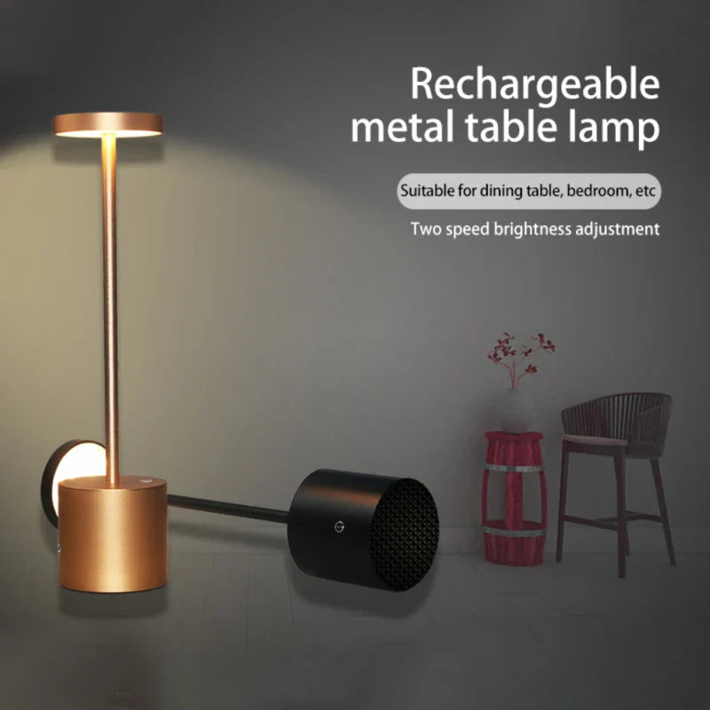 Afralia™ Touch Dimming LED Desk Lamp with 3 Color Night Light