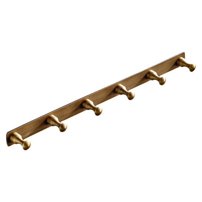 Afralia™ Antique Brass Finish Robe Hook, Copper Bathroom Hardware, Bathroom Accessories