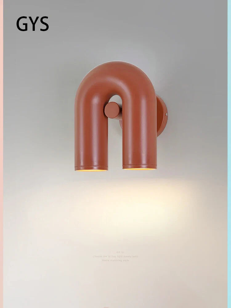 Afralia™ LED U-shaped Wall Lamp for Stylish Home Lighting