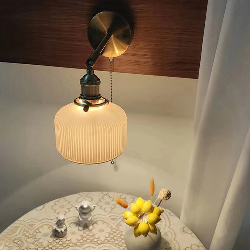 Afralia™ Minimalist Indoor LED Sconce Lamp for Bedroom and Living Room