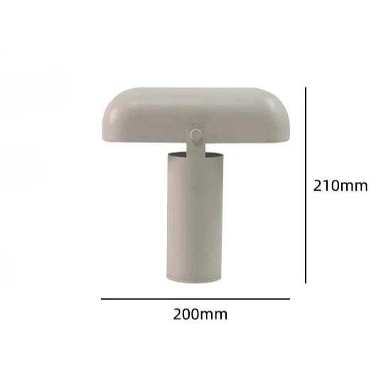 Afralia™ LED Rechargeable Table Lamp Touch Switch Minimalist Modern Light for Bedroom, Living Room