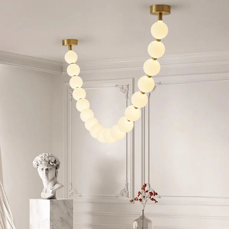 Afralia™ Modern Indoor Pendant Light Chandelier Ceiling Lamp LED Decorative Dining Room Lighting