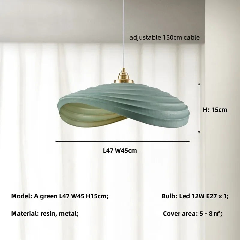 Afralia™ Minimalist Resin Pendant Lights for Dining Room, Bar, and Kitchen