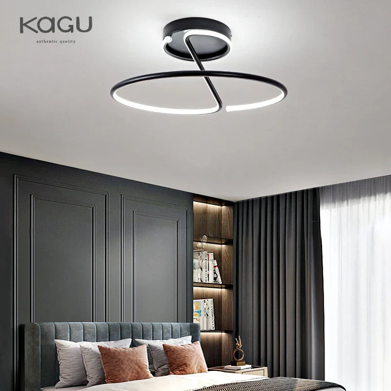 Afralia™ LED Chandelier Chrome Lamp Fixture for Living Room, Kitchen & Home Decor