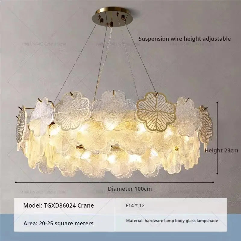 Afralia™ Crystal Chandelier: French Modern Light Luxury for Living Room, Dining Room, Bedroom