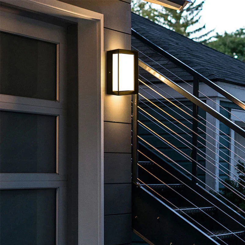 Afralia™ Outdoor Motion Sensor LED Wall Light Waterproof IP65 for Porch Garden Street Lighting