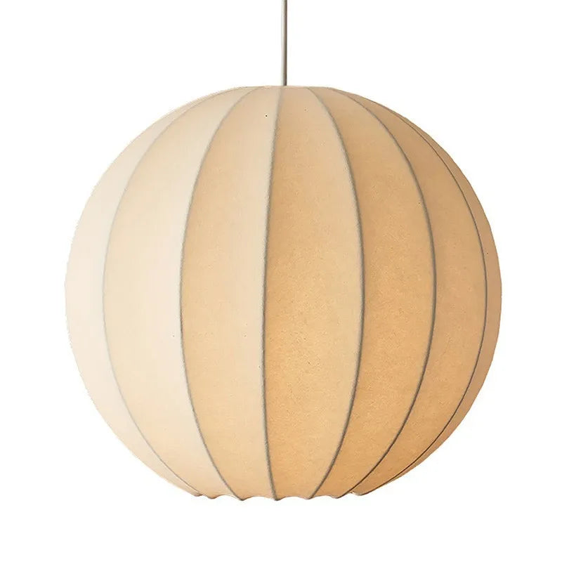 Afralia™ Silk Nordic E27 LED Pendant Lamps for Dining Room Minimalism Lighting