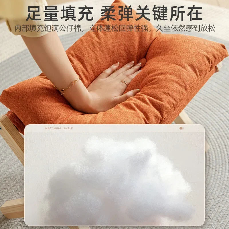 Afralia™ Solid Wood Low Stool for Living Room, Sofa, Balcony, Tatami, Shoe chairs