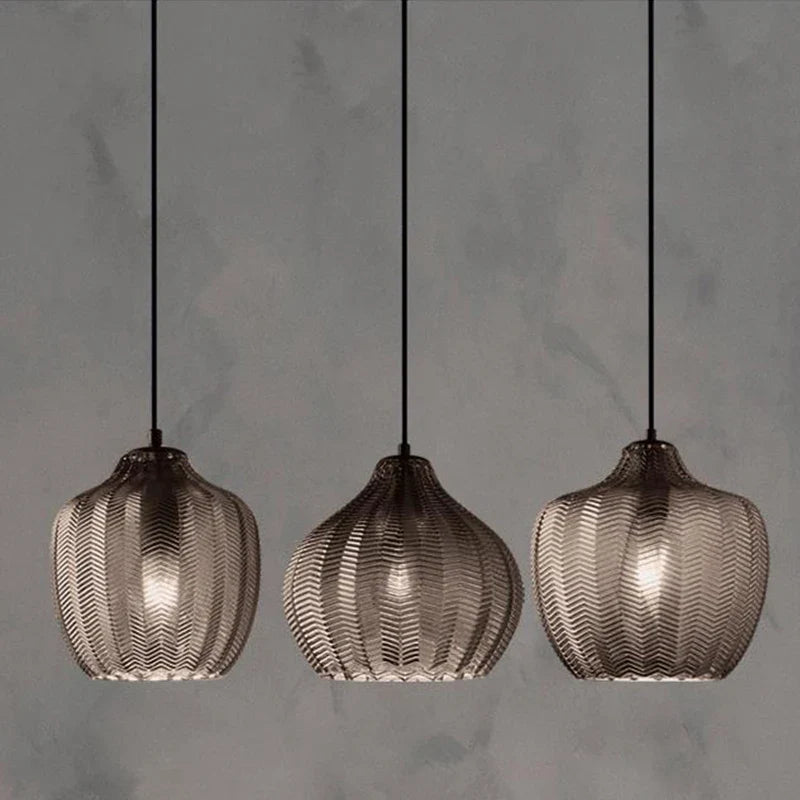 Afralia™ Glass Pendant Lights: Nordic Style for Restaurant, Kitchen, Dining, Bedroom, Bedside lighting