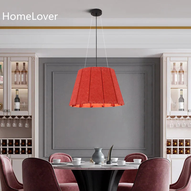 Afralia™ Echo Felt Pendant Light: Nordic Style, Creative Design, Color Lampshade, Living Room & Dining Lighting