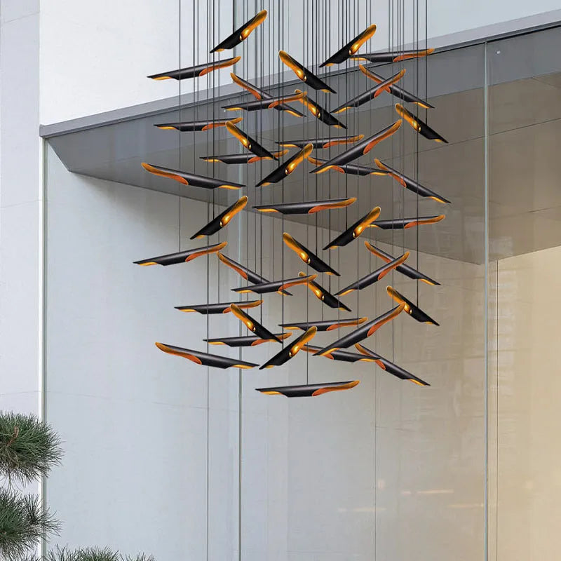 Afralia™ Modern Chandelier Pendant Light | Customized Bar Chandelier for Home, Living Room, Hotel