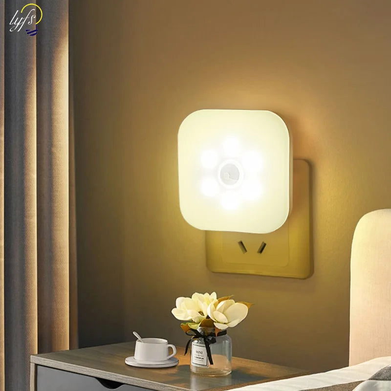 Afralia™ Motion Sensor Night Light for Bedroom, Closet, Kitchen - Wireless LED Bedside Lamp