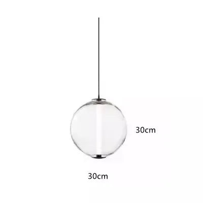 Afralia™ Nordic Glass Pendant Lights for Bedroom Dining Room Chandelier Lighting