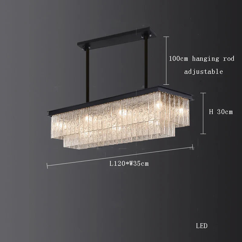 Afralia™ Crystal LED Chandelier: Minimalist Luxury Lighting for Dinning Table