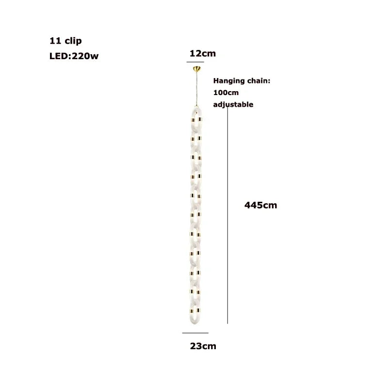 Afralia™ Crystal Gold Chain Chandelier Ceiling Lamp for Home Décor