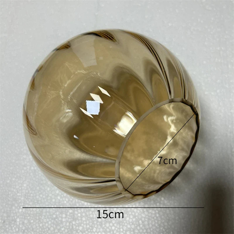 Afralia™ Stained Glass Ball Pendant Lamp for Elegant Wall Décor