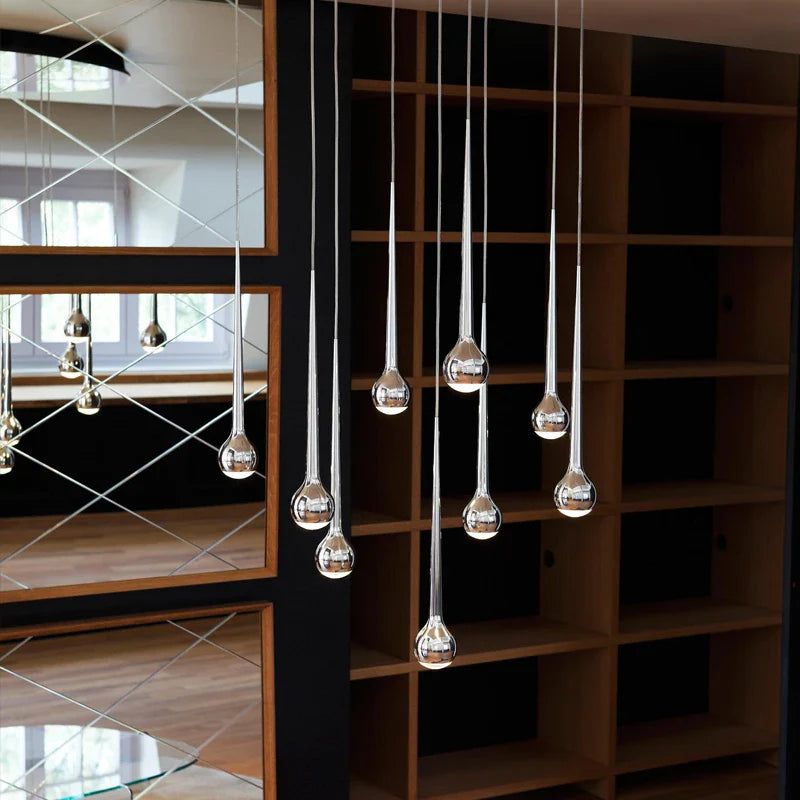 Afralia™ Nordic Style Led Chandelier for Dining Room & Living Room