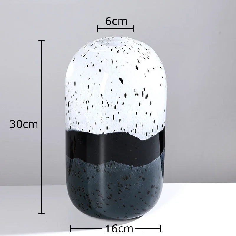 Afralia™ Glass Vase Hydroponics Flower Pot Gradient Desk Decor Room Aesthetic Elegant Vase