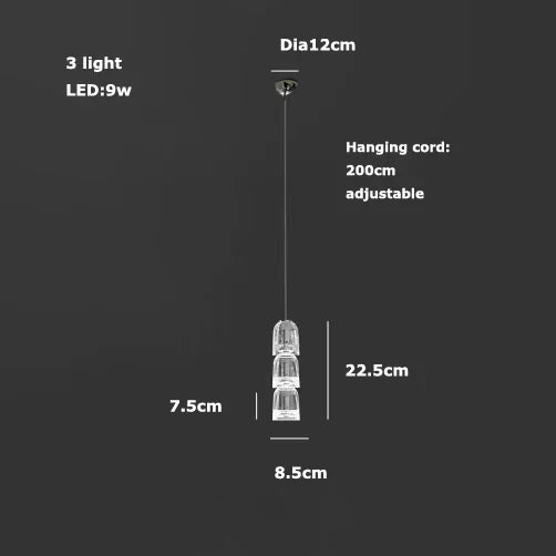 Afralia™ Crystal Bullet High Ceiling Chandelier for Living Room & Staircase