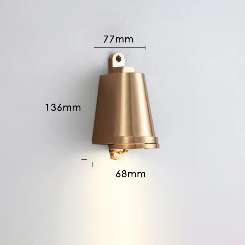 Afralia™ Outdoor LED Wall Lamp Downlight for Garden Porch Park Balcony Street Light